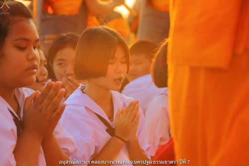 ภาพ No.34502:โครงการธรรมยาตรา เส้นทางพระผู้ปราบมาร ปีที่ 7 ณ อนุสรณ์สถานคลองบางนางแท่น