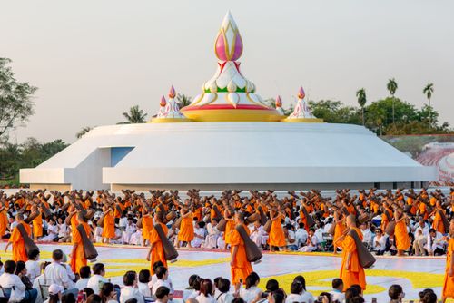 ภาพ No.34411:โครงการธรรมยาตรา เส้นทางพระผู้ปราบมาร ปีที่ 7 ณ อนุสรณ์สถานคลองบางนางแท่น