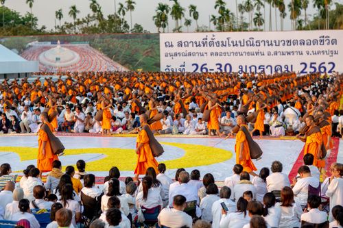ภาพ No.34413:โครงการธรรมยาตรา เส้นทางพระผู้ปราบมาร ปีที่ 7 ณ อนุสรณ์สถานคลองบางนางแท่น