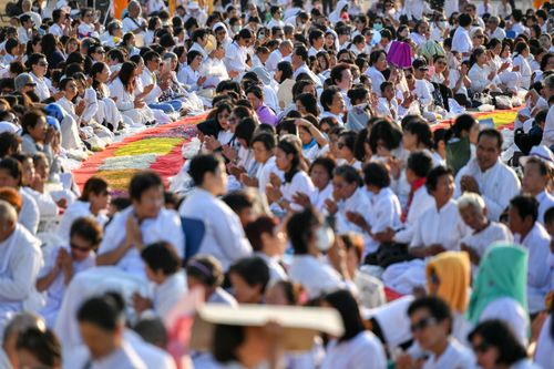 ภาพ No.34452:โครงการธรรมยาตรา เส้นทางพระผู้ปราบมาร ปีที่ 7 ณ อนุสรณ์สถานคลองบางนางแท่น