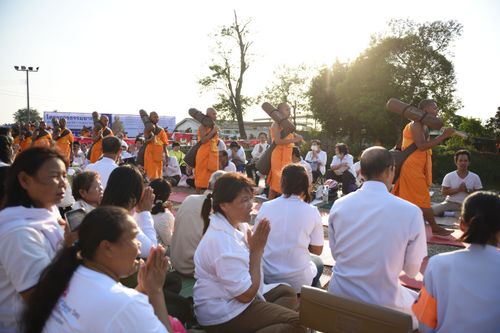 โครงการธรรมยาตรา เส้นทางพระผู้ปราบมาร ปีที่ 7 ณ อนุสรณ์สถานคลองบางนางแท่น