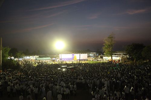 ภาพ No.34532:โครงการธรรมยาตรา เส้นทางพระผู้ปราบมาร ปีที่ 7 ณ อนุสรณ์สถานคลองบางนางแท่น