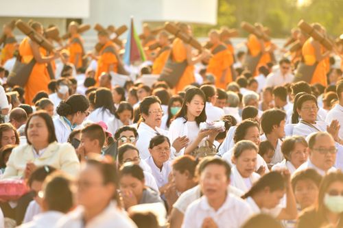 ภาพ No.34456:โครงการธรรมยาตรา เส้นทางพระผู้ปราบมาร ปีที่ 7 ณ อนุสรณ์สถานคลองบางนางแท่น