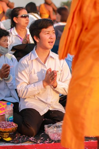 ภาพ No.34525:โครงการธรรมยาตรา เส้นทางพระผู้ปราบมาร ปีที่ 7 ณ อนุสรณ์สถานคลองบางนางแท่น