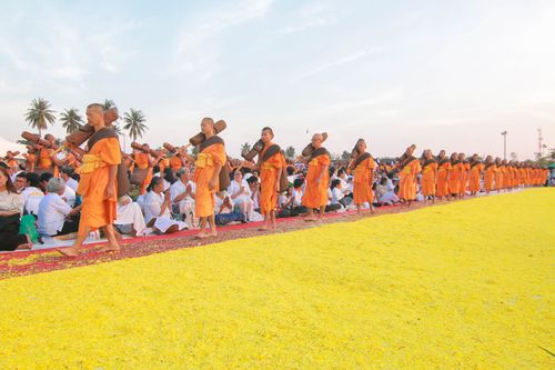 ภาพ No.34528:โครงการธรรมยาตรา เส้นทางพระผู้ปราบมาร ปีที่ 7 ณ อนุสรณ์สถานคลองบางนางแท่น