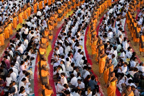 ภาพ No.34470:โครงการธรรมยาตรา เส้นทางพระผู้ปราบมาร ปีที่ 7 ณ อนุสรณ์สถานคลองบางนางแท่น