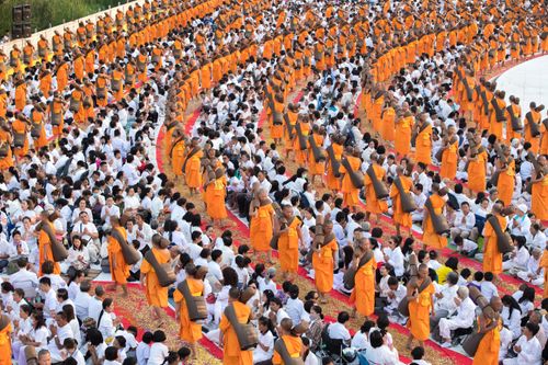 ภาพ No.34477:โครงการธรรมยาตรา เส้นทางพระผู้ปราบมาร ปีที่ 7 ณ อนุสรณ์สถานคลองบางนางแท่น