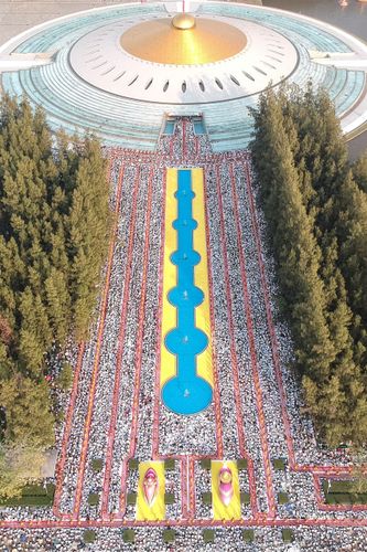 ภาพ No.34775:โครงการธรรมยาตรา เส้นทางพระผู้ปราบมาร ปีที่ 7 ณ วัดพระธรรมกาย