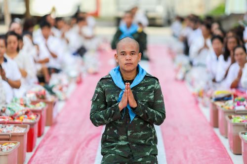 ภาพ No.30778:พิธีถวายสังฆทานแด่คณะสงฆ์ 323 วัด ใน 4 จังหวัดภาคใต้ ครั้งที่ 144