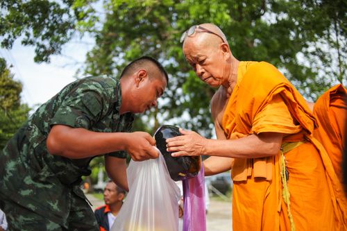 ภาพ No.30780:พิธีถวายสังฆทานแด่คณะสงฆ์ 323 วัด ใน 4 จังหวัดภาคใต้ ครั้งที่ 144