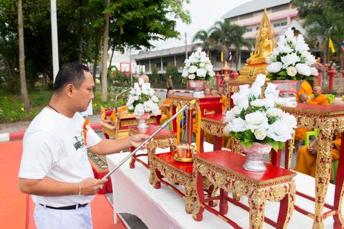 ภาพ No.31520:พิธีถวายสังฆทานแด่คณะสงฆ์ 323 วัด ใน 4 จังหวัดภาคใต้ ครั้งที่ 148