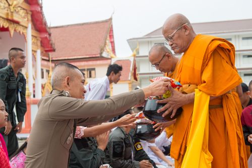 ภาพ No.31537:พิธีถวายสังฆทานแด่คณะสงฆ์ 323 วัด ใน 4 จังหวัดภาคใต้ ครั้งที่ 148