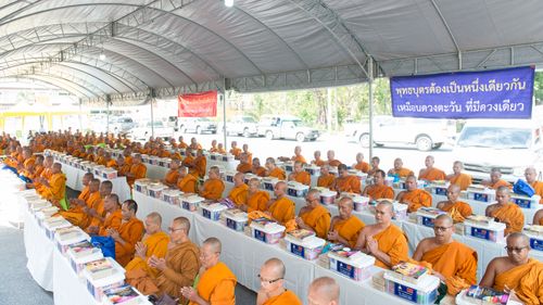 ภาพ No.31573:พิธีถวายสังฆทานแด่คณะสงฆ์ 323 วัด ใน 4 จังหวัดภาคใต้ ครั้งที่ 148