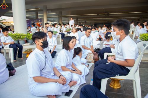 ภาพ No.78388:พิธีตัดปอยผม โครงการหน่อแก้วเปรียญธรรมรุ่นที่ 11  วันที่ 26 มีนาคม พ.ศ.2566  ณ หมู่กุฏิสามเณร อาคารค่ายจองแชมป์ วัดพระธรรมกาย