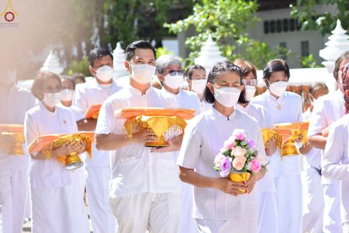 ภาพ No.67001:พิธีอุปสมบทวัดพันเสด็จนอก อ.ศรีราชา จ.ชลบุรี รับบุญจัดงานโดย สำนักพัฒนาเยาวชนโลก เมื่อวันที่ 7 ธันวาคม พ.ศ. 2565