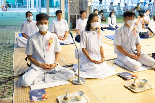 ภาพ No.71410:พิธีถวายภัตตาหารเป็นสังฆทาน แด่คณะพระธรรมยาตราฯ ในโครงการธรรมยาตรากตัญญูบูชา มหาปูชนียาจารย์ พระมงคลเทพมุนี(สด จนฺทสโร) พระผู้ปราบมาร อนุสรณ์สถาน 7 แห่ง ปีที่ 11 วันที่ 16 มกราคม พ.ศ. 2566