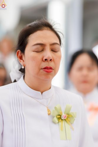 ภาพ No.286109:วันที่ 13 กรกฎาคม พ.ศ. 2568  พิธีทอดผ้าป่าฉลอง 13 ปี  วัดพระธรรมกายสวิตเซอร์แลนด์