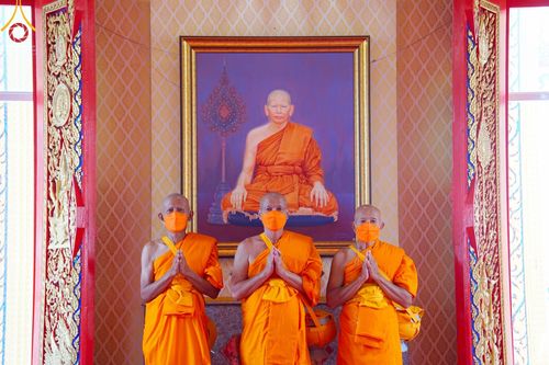 ภาพ No.66971:พิธีอุปสมบทวัดละหาร อ.บางบัวทอง    จ.นนทบุรี รับบุญจัดงานโดย สำนักต่างประเทศ เมื่อวันที่ 7 ธันวาคม พ.ศ. 2565