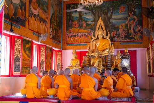 ภาพ No.66245:พิธีอุปสมบท วัดราษฎร์นิยมธรรม  อ.บางพลี จ.สมุทรปราการ รับบุญจัดงานโดยสำนักสถาบันพัฒนาเยาวชนโลก เมื่อวันที่ 7 ธันวาคม พ.ศ. 2565