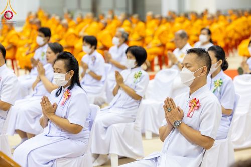ภาพ No.90868:พิธีบำเพ็ญกุศลสวดพระอภิธรรม  อุบาสกถาวร พรหมถาวร (อุบาสกผู้ปั้นพระ) คืนที่ 5 วันพุธที่ 18 ตุลาคม พ.ศ. 2566 ณ ห้องแก้วสารพัดนึก 1 สภาธรรมกายสากล วัดพระธรรมกาย จ.ปทุมธานี