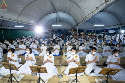 ภาพ No.70016:พิธีถวายภัตตาหารเป็นสังฆทาน แด่คณะพระธรรมยาตราฯ ในโครงการธรรมยาตราฯ ปีที่ 11 ณ อนุสรณ์สถานคลองบางนางแท่น อ.สามพราน จ.นครปฐม วันที่ 11 มกราคม พ.ศ. 2566