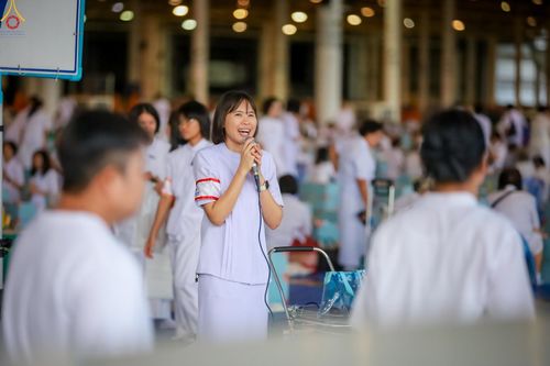 ภาพ No.345303:วันพฤหัสบดีที่ 27 สิงหาคม พ.ศ.2569 พิธีตักบาตรในวันธรรมชัย ณ สภาธรรมกายสากล วัดพระธรรมกาย ปทุมธานี