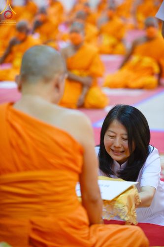 ภาพ No.67797:พิธีเจริญพระพุทธมนต์และถวายภัตตาหารเป็นสังฆทาน วันศุกร์ที่ 9 ธันวาคม พ.ศ. 2565 โครงการอุปสมบท รุ่นบูชาธรรมมหาปูชนียาจารย์ ณ วัดพระพุทธบาทราชวรมหาวิหาร อ.พระพุทธบาท จ.สระบุรี