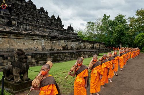 ภาพ No.68436:ธรรมยาตรา ณ มหาเจดีย์บรมพุทโธ ประเทศอินโดนีเซีย วันที่ 24 ธันวาคม พ.ศ. 2565