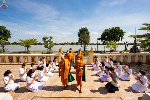 ภาพ No.65853:พิธีอุปสมบทวัดเชิงท่า อ.สามโคก จ.ปทุมธานี รับบุญจัดงานโดยสำนักศรัทธาภิบาล ในโครงการอุปสมบทบูชาธรรม มหาปูชนียาจารย์ประจำปี 2565 เมื่อวันที่ 7 ธันวาคม พ.ศ. 2565