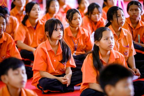 ภาพ No.338474:วันที่ 2-3 กรกฎาคม พ.ศ.2569 โครงการอบรมคุณธรรม จริยธรรมและความดีสากล ประจำปีการศึกษา2569 นักเรียนกว่า 150 คน  ณ วัดราษฎร์บูรณะ (วัดบางปลา) ต.บางปลา อ.บางพลี จ.สมุทรปราการ