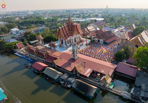 ภาพ No.295405:วันที่ 16 มกราคม พ.ศ. 2569 พิธีต้อนรับพระธรรมยาตรา อนุสรณ์สถานลำดับที่ 4 (ภาพชุดที่ 2) สถานที่เกิดด้วยกายธรรม ณ วัดโบสถ์บน ต.บางคูเวียง จ.นนทบุรี ในโครงการธรรมยาตรา กตัญญูบูชา มหาปูชนียาจารย์ พระมงคลเทพมุนี(สด จนฺทสโร) พระผู้ปราบมาร อนุสรณ์สถาน 7 แห่ง ปี