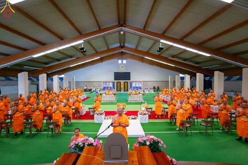 พิธีวิหารสังฆทาน เพื่อการเผยแผ่พระพุทธศาสนา วิชชาธรรมกายในทวีปยุโรป ในวาระอายุวัฒนมงคล 60 ปี พระวิเทศภาวนาธรรม วันอาทิตย์ที่ 22 ตุลาคม พ.ศ.2566 ณ วัดพระธรรมกายบาวาเรีย
