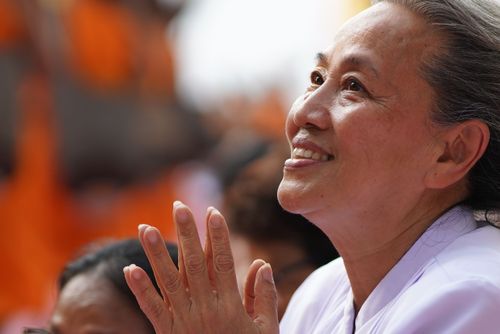 ภาพ No.34896:โครงการธรรมยาตรา เส้นทางพระผู้ปราบมาร ปีที่ 8 ณ อนุสรณ์สถานพระมงคลเทพมุนี