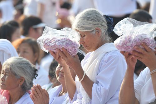 ภาพ No.34961:โครงการธรรมยาตรา เส้นทางพระผู้ปราบมาร ปีที่ 8 ณ อนุสรณ์สถานคลองบางนางแท่น