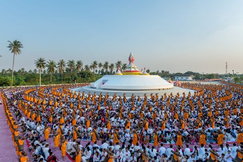 ภาพ No.34979:โครงการธรรมยาตรา เส้นทางพระผู้ปราบมาร ปีที่ 8 ณ อนุสรณ์สถานคลองบางนางแท่น