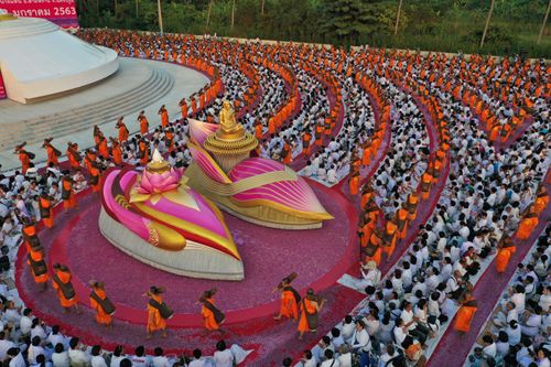 ภาพ No.34973:โครงการธรรมยาตรา เส้นทางพระผู้ปราบมาร ปีที่ 8 ณ อนุสรณ์สถานคลองบางนางแท่น