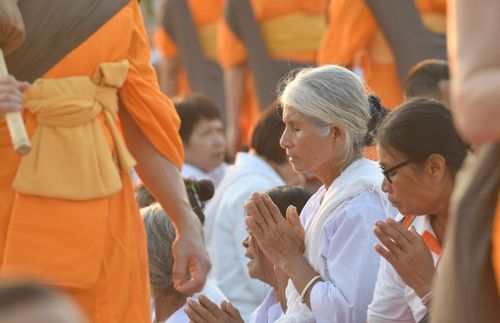 ภาพ No.34962:โครงการธรรมยาตรา เส้นทางพระผู้ปราบมาร ปีที่ 8 ณ อนุสรณ์สถานคลองบางนางแท่น