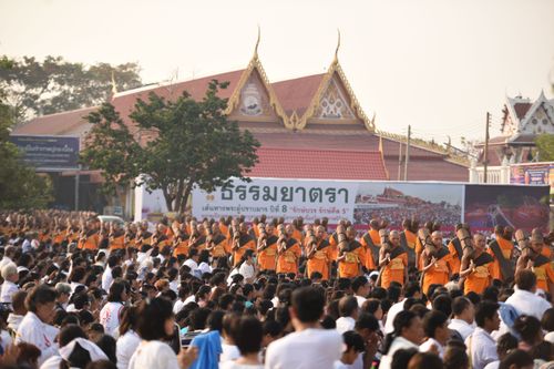 ภาพ No.35007:โครงการธรรมยาตรา เส้นทางพระผู้ปราบมาร ปีที่ 8 ณ วัดสองพี่น้อง
