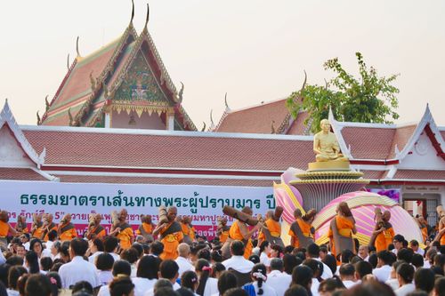 ภาพ No.35095:โครงการธรรมยาตรา เส้นทางพระผู้ปราบมาร ปีที่ 8 ณ วัดสองพี่น้อง