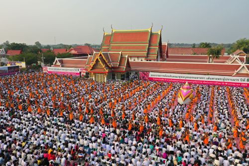 ภาพ No.35050:โครงการธรรมยาตรา เส้นทางพระผู้ปราบมาร ปีที่ 8 ณ วัดสองพี่น้อง