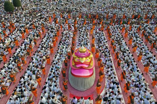 ภาพ No.35054:โครงการธรรมยาตรา เส้นทางพระผู้ปราบมาร ปีที่ 8 ณ วัดสองพี่น้อง