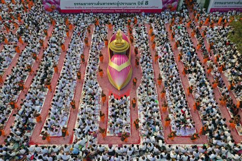 ภาพ No.35056:โครงการธรรมยาตรา เส้นทางพระผู้ปราบมาร ปีที่ 8 ณ วัดสองพี่น้อง