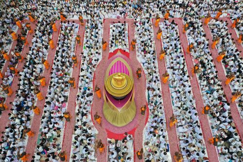 ภาพ No.35059:โครงการธรรมยาตรา เส้นทางพระผู้ปราบมาร ปีที่ 8 ณ วัดสองพี่น้อง