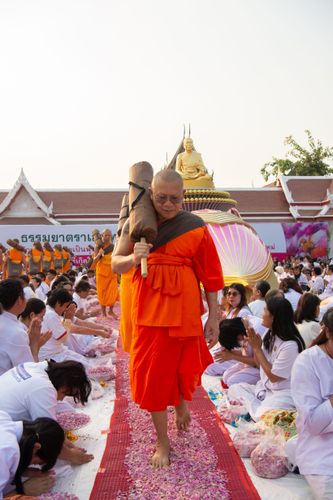 ภาพ No.35070:โครงการธรรมยาตรา เส้นทางพระผู้ปราบมาร ปีที่ 8 ณ วัดสองพี่น้อง