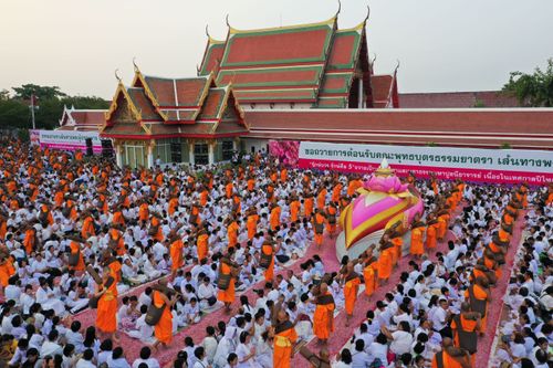 ภาพ No.35062:โครงการธรรมยาตรา เส้นทางพระผู้ปราบมาร ปีที่ 8 ณ วัดสองพี่น้อง