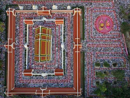 ภาพ No.35147:โครงการธรรมยาตรา เส้นทางพระผู้ปราบมาร ปีที่ 8 ณ วัดโบสถ์บน