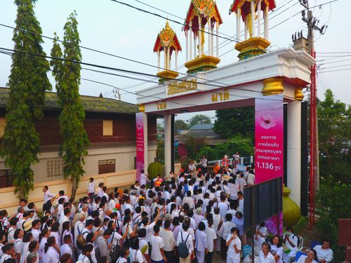 ภาพ No.35157:โครงการธรรมยาตรา เส้นทางพระผู้ปราบมาร ปีที่ 8 ณ วัดโบสถ์บน