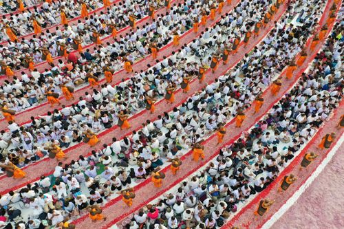 ภาพ No.35258:โครงการธรรมยาตรา เส้นทางพระผู้ปราบมาร ปีที่ 8 ณ อนุสรณ์สถานบางปลา