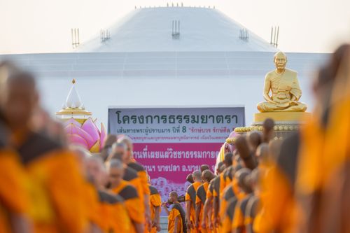 ภาพ No.35275:โครงการธรรมยาตรา เส้นทางพระผู้ปราบมาร ปีที่ 8 ณ อนุสรณ์สถานบางปลา