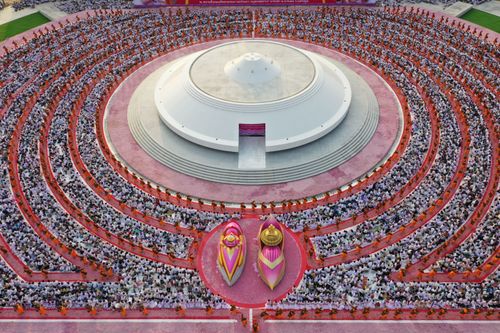 ภาพ No.35262:โครงการธรรมยาตรา เส้นทางพระผู้ปราบมาร ปีที่ 8 ณ อนุสรณ์สถานบางปลา